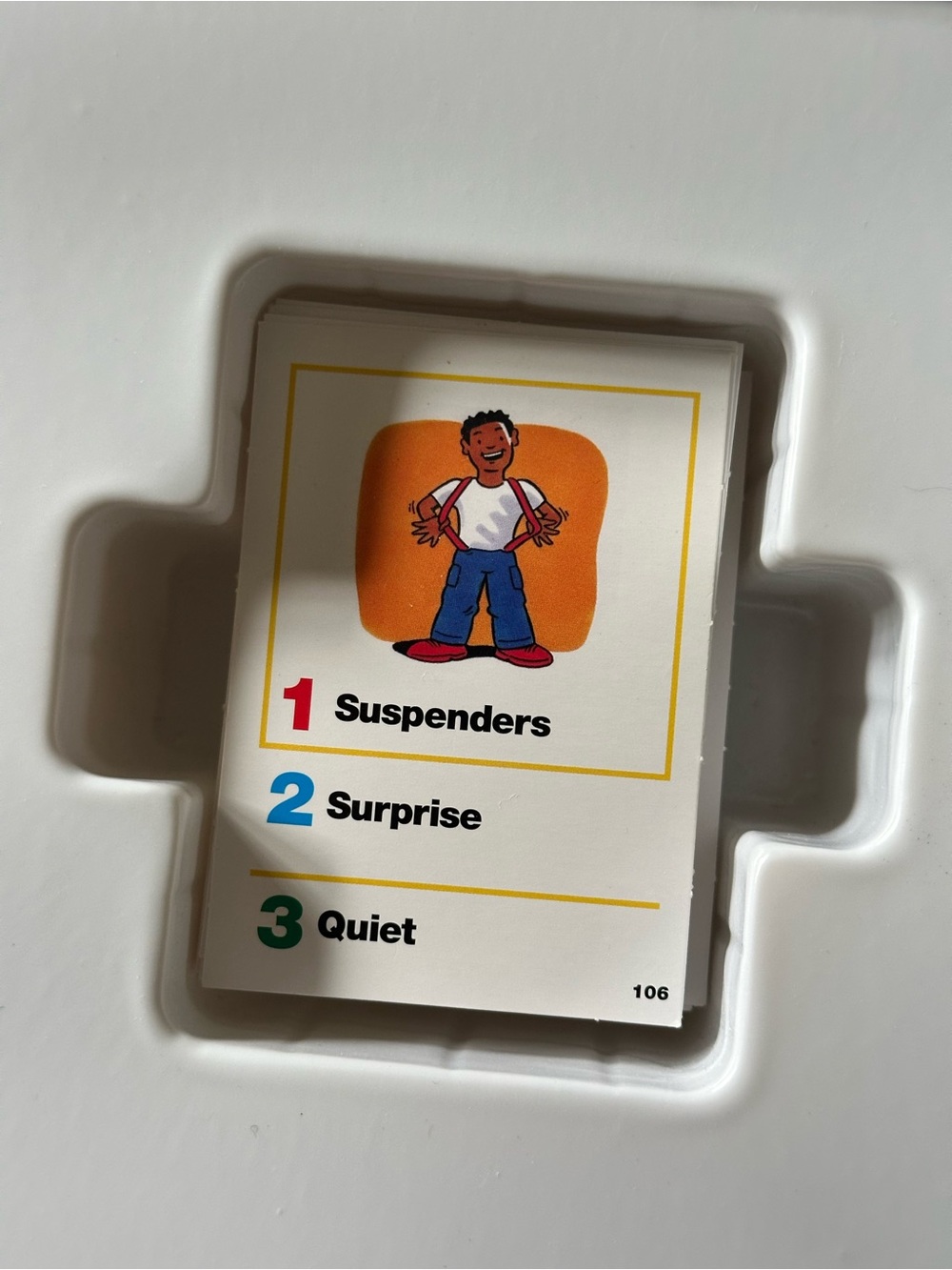 Card Game - White and Multi-Color - Picture 4 of 7